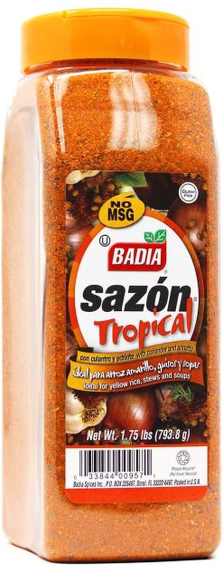 Badia Sazon Tropical kruiden - met koriander en annatto - 793.8g