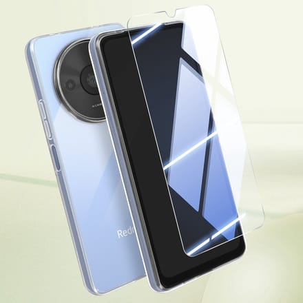 Mayaxess, Beschermingskit voor Xiaomi Redmi A3 Integrale bescherming, Transparant