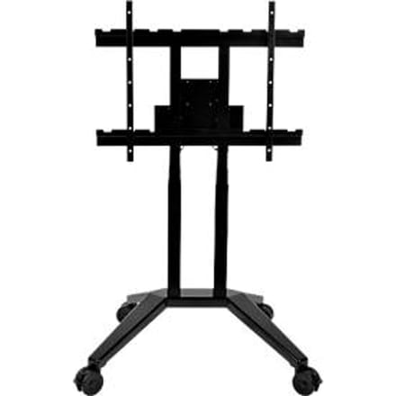 Legamaster moTion MS-12S rolstatief, in hoogte verstelbaar, kabel compartiment, B 910 x D 690 x H 1470-2130 mm, zwart