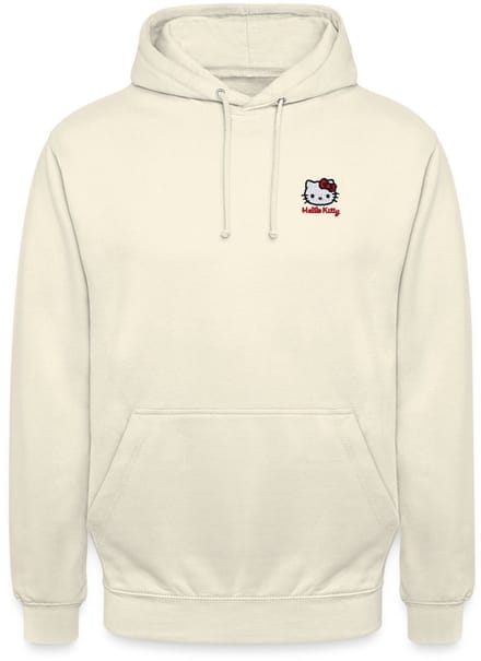 Hello Kitty Geborduurd Portret Hoodie Unisex