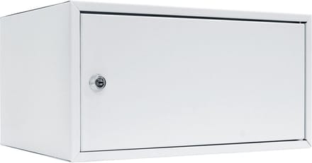 Rottner Meubelkluis Home Case 3 - Cilinderslot - 19x37x26 cm - Staal - Wit