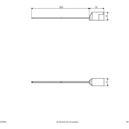 EVN Aansluitkabel voor Bordo-serie, lengte: 150 cm
