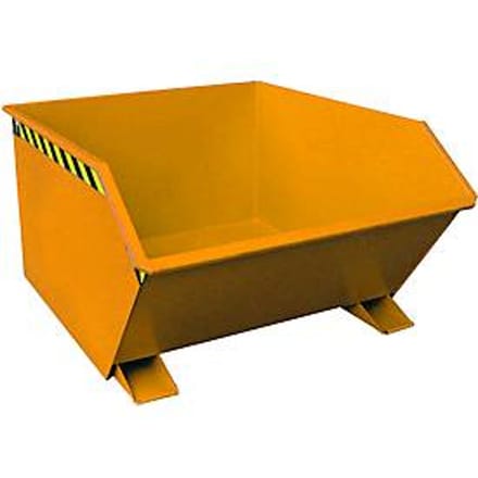 Kiepbak type GU, 1000 liter, oranje