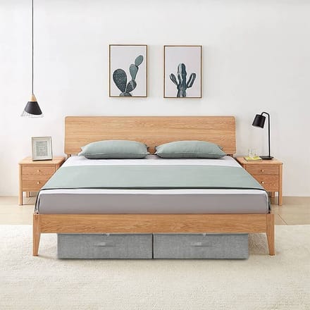 vidaXL - Opbergbox - 70x40x18 - cm - stof - grijs