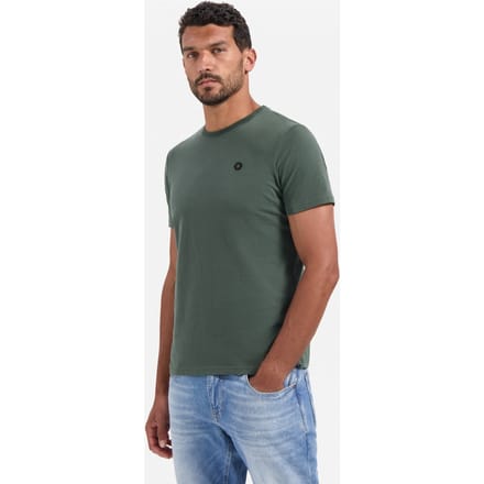 No Excess T-Shirt Crewneck Peached Dark Green  3XL