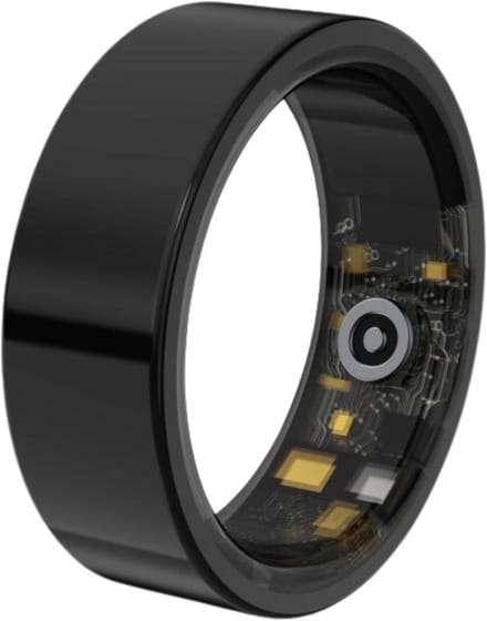Lacardia Smart ring - Slimme ring - Zwart - Maat 9 - Beschikbaar voor android en IOS - Eigen app - Unisex voor Dames & Heren