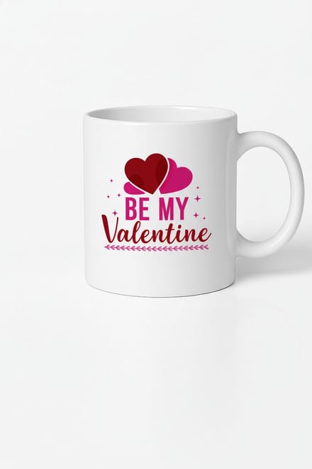 Valentijn Mok 'Be My Valentine' met Harten | Romantisch Cadeau Liefde