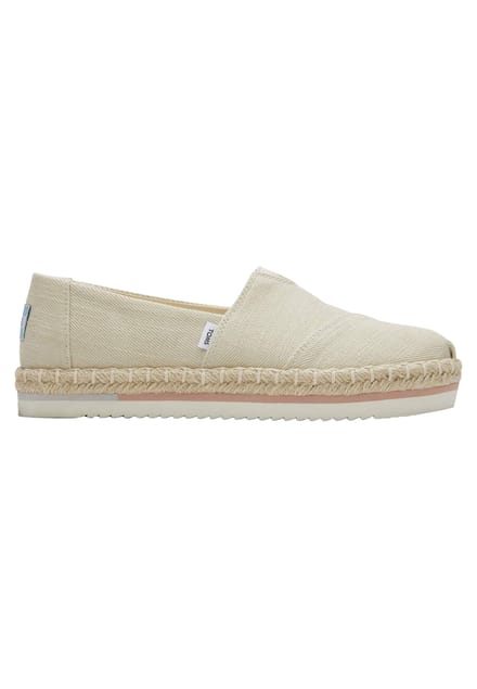 Toms Alpargata Platform Rope Loafers Creme Alpargata Platform Rope