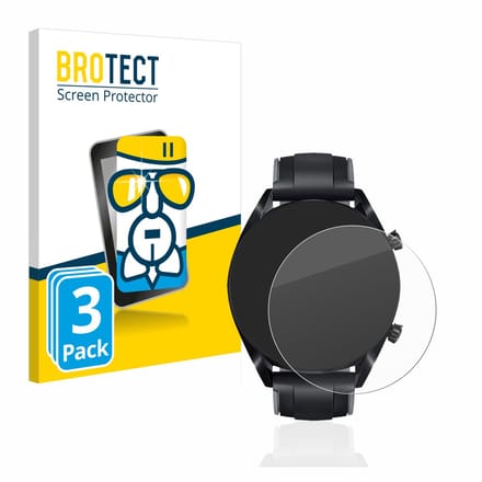 Screenprotector 3 Stuks voor Huawei Watch GT 2 (46 mm) Beschermglas transparant