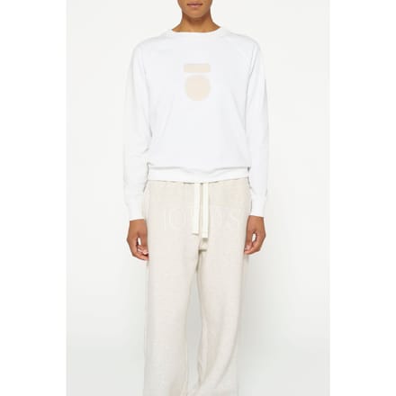 10DAYS The Crew Neck Sweater White Maat: XL | Sweaters Outlet | Dames | Wit