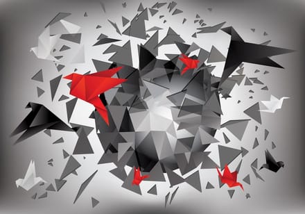 Poster | Rood | 104 x 70,5 cm