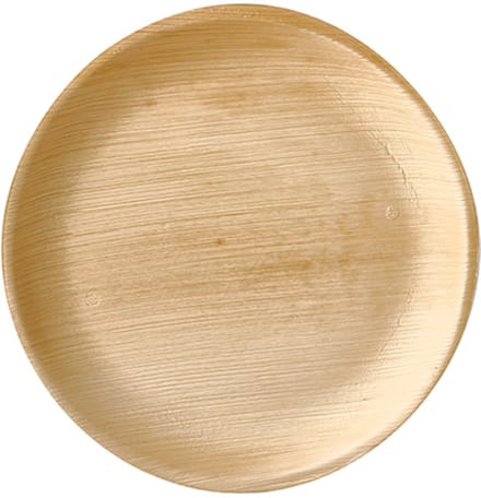 25 Borden, palmblad "pure" rond Ø 25 cm · 2 cm