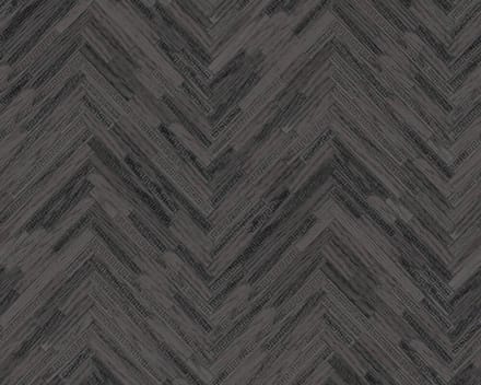 MODERN GRAFISCH HOUT BEHANG - Grijs Zwart - Industrieel behang - AS Creation Versace 4