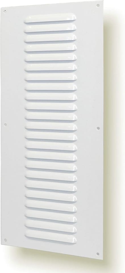 Ventilatierooster Wit Rechthoekig 15x35 cm - Universele Ventilatieopening