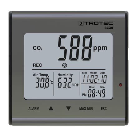 CO2-luchtkwaliteitsdatalogger BZ30