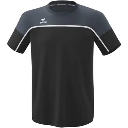 Erima Change T-Shirt Kinderen - Wit / Slate Grey / Zwart | Maat: 152