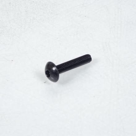 Vis Dôme large BTR M6 pas 100 30mm anodisé Noir 3AS Racing pour moto Neuf