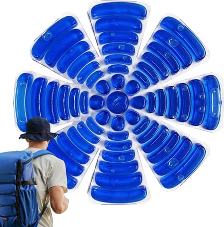 Head Ice Pack Under Hat - Cool Down Insert voor Helm | Herbruikbare Scooter Helm Cool Down Liner voor Running Outdoor Sport Camping
