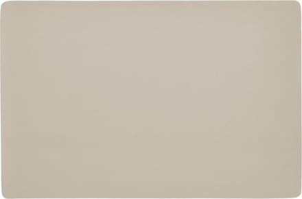 Zeller placemats lederlook - 1x - 45 x 30 cm - creme
