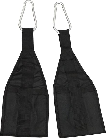 Buiktraining lussen - Ab lussen - Buikspier training - Verstelbare lussen - ca 20 cm breed - Zwart