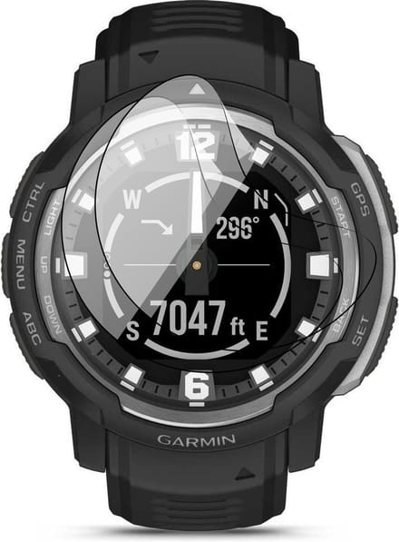 Screenprotector geschikt voor Garmin Intinct Crossover / Solar / Solar Tactical - 2x FlexGuard Screen Protector