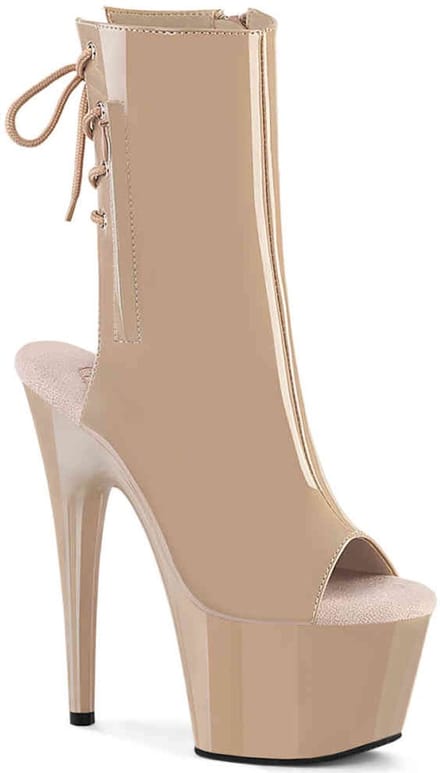 Pleaser - ADORE-1018 Plateau Laarzen - US 14 - 45 Shoes - Beige
