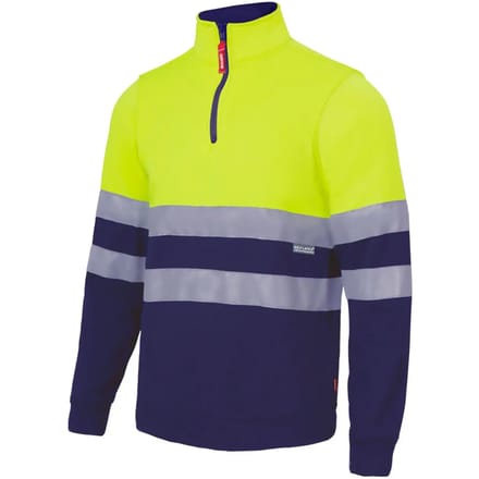 Hoodie met rits hoge zichtbaarheid Velilla