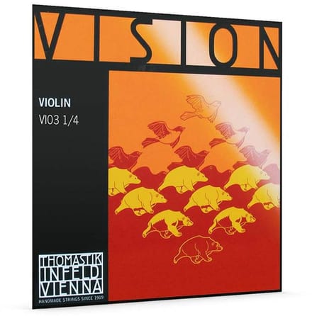 Thomastik Infeld VI-03-14 violin string D-3 1/4, synthetic core, silver wound