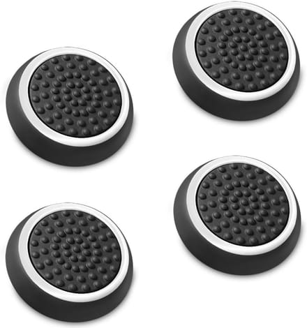 Daity Set van 4 thumbstick-dopjes - compatibel met Nintendo Switch 2 - Switch 1 - Joy-Con-controllers - PS5 - PS4 - Xbox One - Xbox Series X/S - gemaakt van rubber.