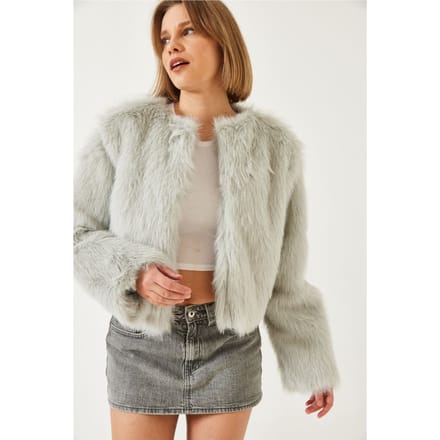 Boxy Crop Nepen Bontjas