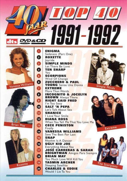 40 Jaar Top 40 1991-1992