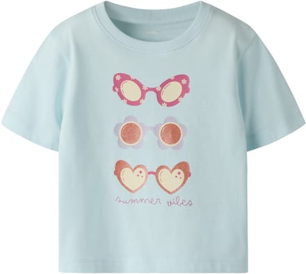 NAME IT - NMFJANEY SS NREG TOP BOX PB - Meisjes - T-shirts