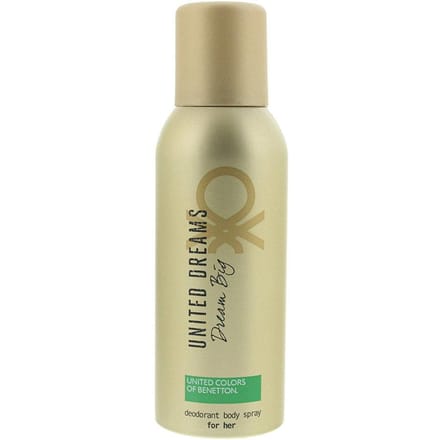 Benetton, Dream Big, Vrij van Parabenen, Bloemig, Deodorant Spray, Voor Vrouwen, 150 ml
