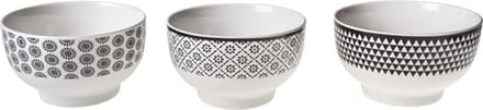 Cosy & Trendy Mali Black Ontbijtbol D13.5xh8cm 3 Types