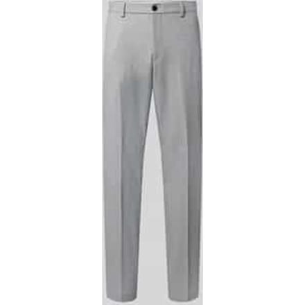 pantalon regular fit met viscose