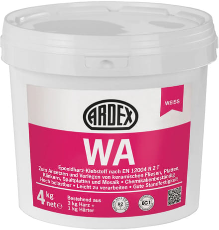 Ardex WA III Epoxyharslijm 44513 wit emmer met deksel 4 kg