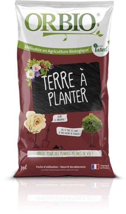 Plantgrond - ORBIO - 30 L - Multifunctioneel groeimedium - Verrijkt voor plantages