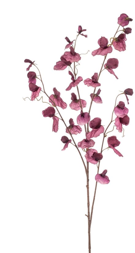 Emerald - Kunstbloem Pronkerwt 110cm paars - Kunstplant voor binnen