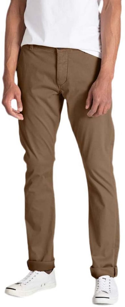 Dockers Smart Supreme Flex Skinny Broek Bruin 31 / 34 Man