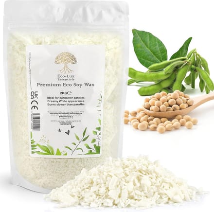 Natuurlijke Sojawas Kaarsen - Dierproefvrij, Wit, 2 kg