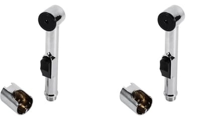 Dailygoods - Douchespray en Toiletbidet Set, Draagbaar en Verchroomd