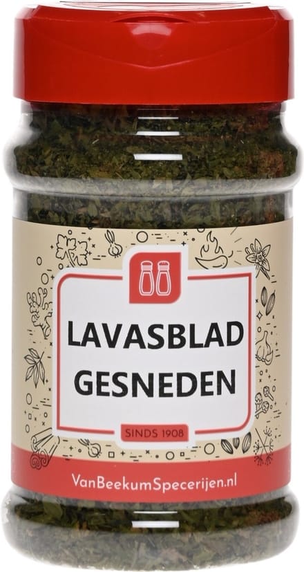 Van Beekum Specerijen - Lavasblad Gesneden - Strooibus 40 Gram
