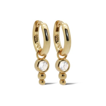 Karma Oorhangers Steen Figaro Crystal Goudkleurig