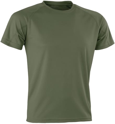 Spiro Volwassenen Unisex Impact Aircool Tee (Flo Green)