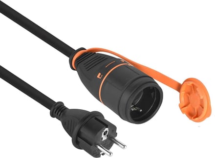 Verlengsnoer Outdoor IP44 10M met Stroomvergrendelingssysteem