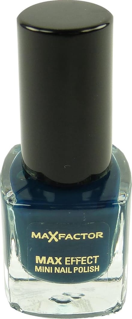 Max Factor Max Effect - 37 Prussian Blue - Blauw - Mini Nagellak