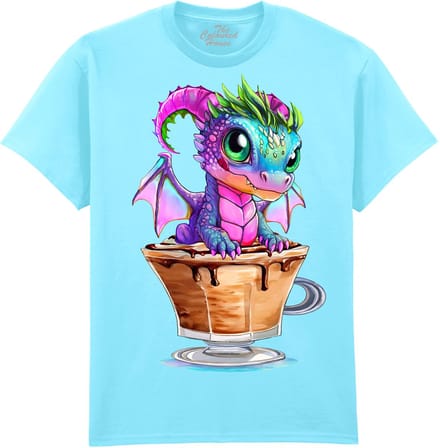 Draak Mocha Latte Dragon The Coloured House T-shirt S
