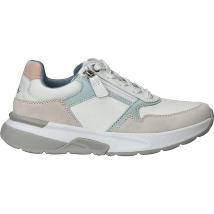 Gabor Gabor Rollingsoft Sneakers wit Suéde