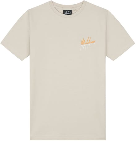 Malelions split t-shirt in de kleur ecru.