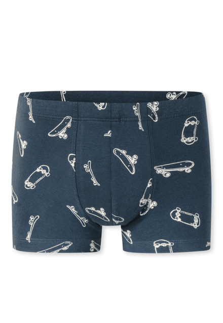 Shorts, set van 5, met streepjes, Skateboards, blauw/grijs gemêleerd - 95/5 140